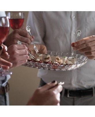 Set 6 furculite pentru aperitive, din otel inoxidabil, colectia Love - GUZZINI